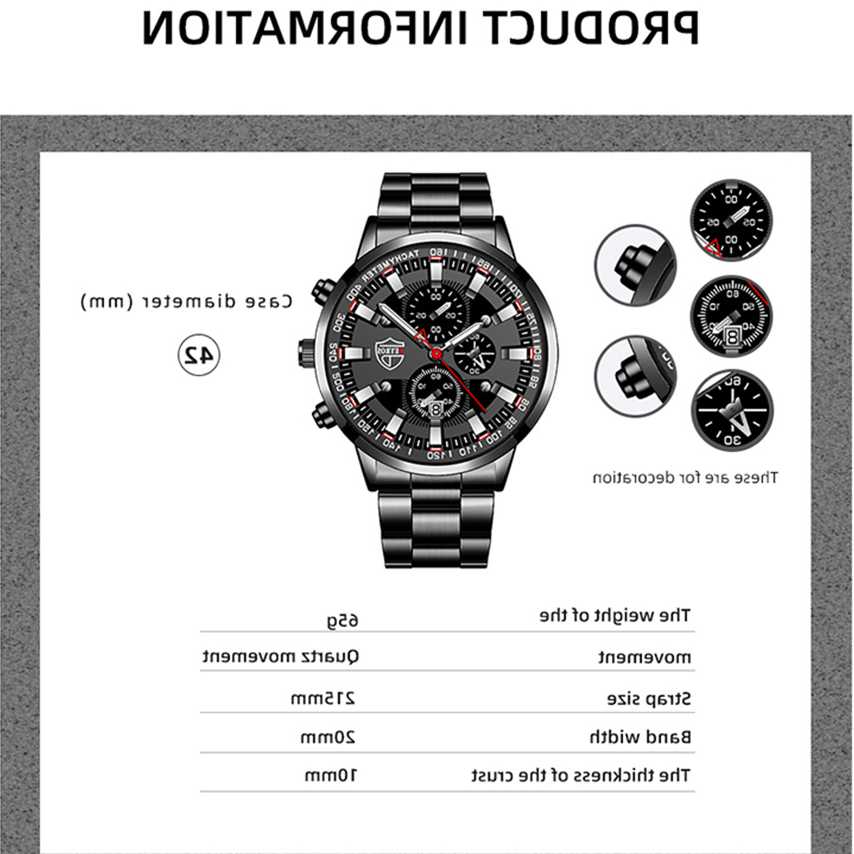 Opinie Moda męskie zegarki sportowe mężczyźni biznes zegarek kwarco… sklep online