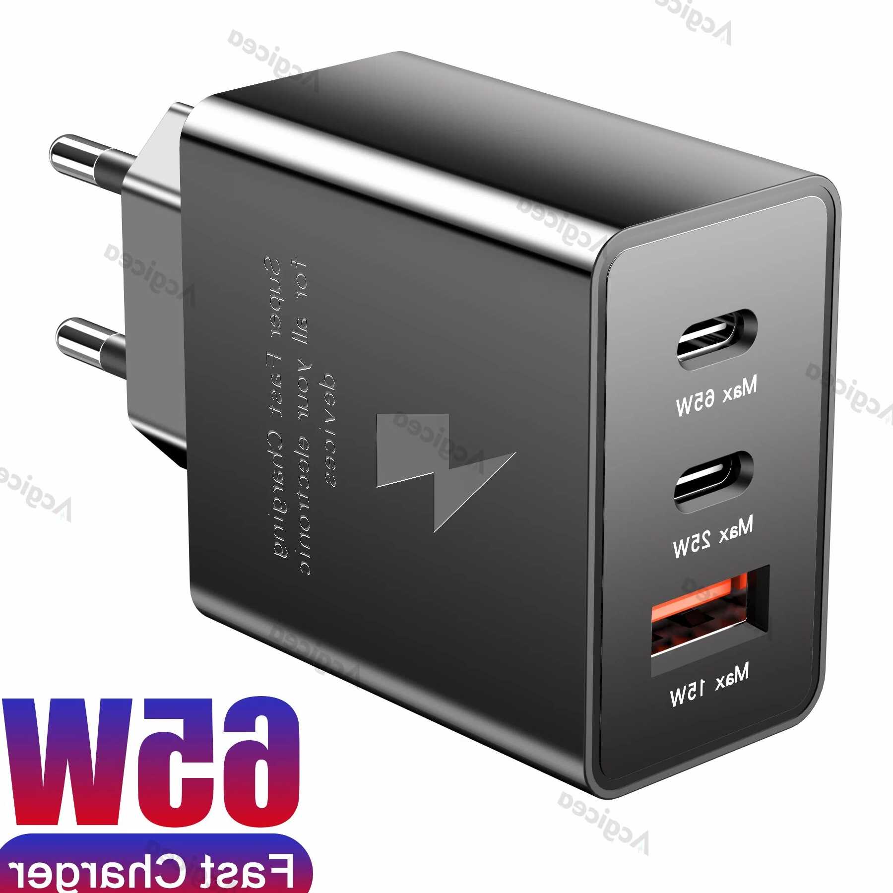 Tanie Acgicea 65W ładowarka USB typu C szybkie ładowanie 3.0 4.0 p…