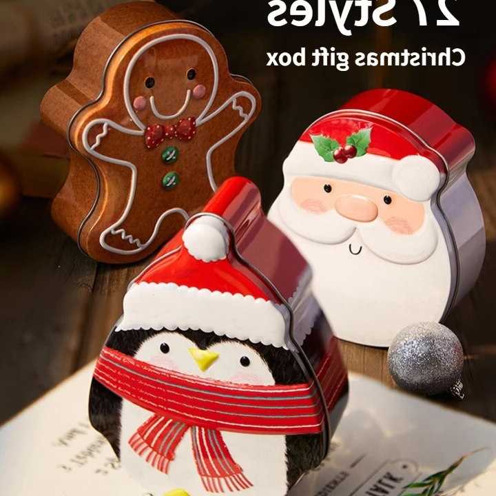 Tanie Piernik świąteczny żelazne pudełka na cukierki dekoracje na …