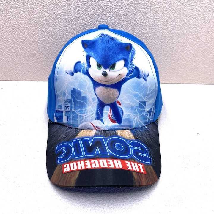 Tanio Dziecięca czapka z daszkiem 3D Print anime Sonic Boy Girls c… sklep