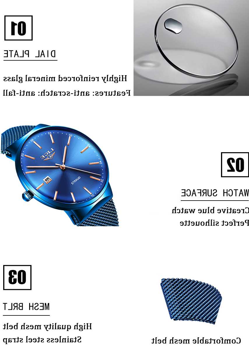Tanio LIGE Ultra Cienki Zegarek Męski - Wodoodporny, Kwarcowy, Biz… sklep