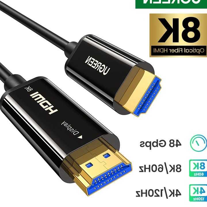 Tanie UGREEN 8K HDMI światłowodowy kabel HDR 8K/60Hz 4K/120Hz 48 g…