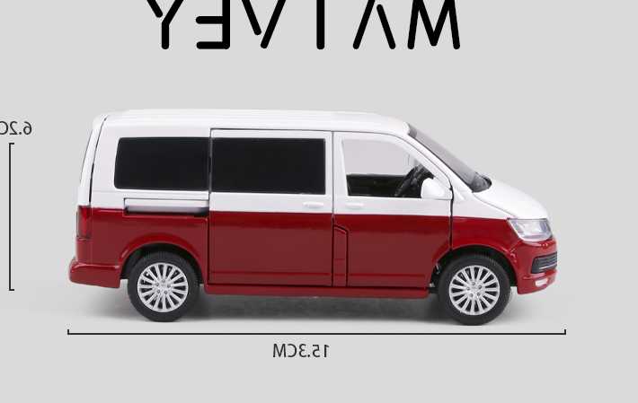 VW Multivan VAN MPV - zabawkowy model samochodu z dźwiękiem …