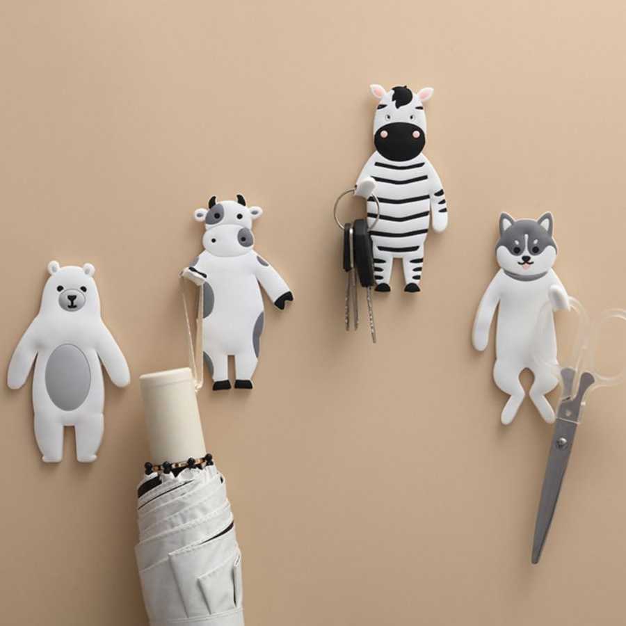 Tanie Cute Animal-Shaped wielokrotnego użytku Hook Fun dekoracyjny… sklep internetowy