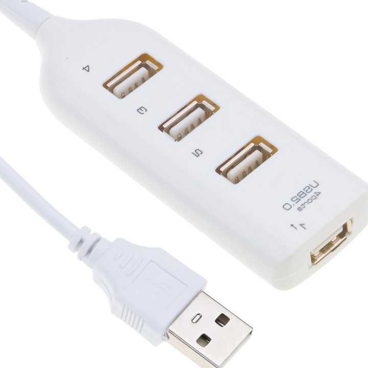 Tanie Szybki Hub USB 4 Port USB 2.0 z kablem Mini USB - rozdzielac… sklep internetowy