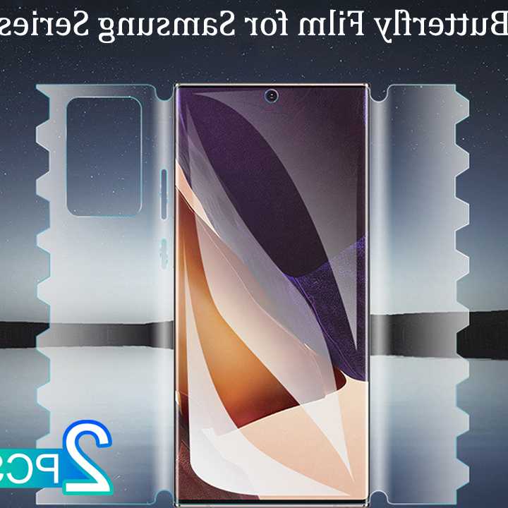 Tanie 2 sztuk 360 ° hydrożel Film do Samsung Galaxy S22 S21 S20 Ul…