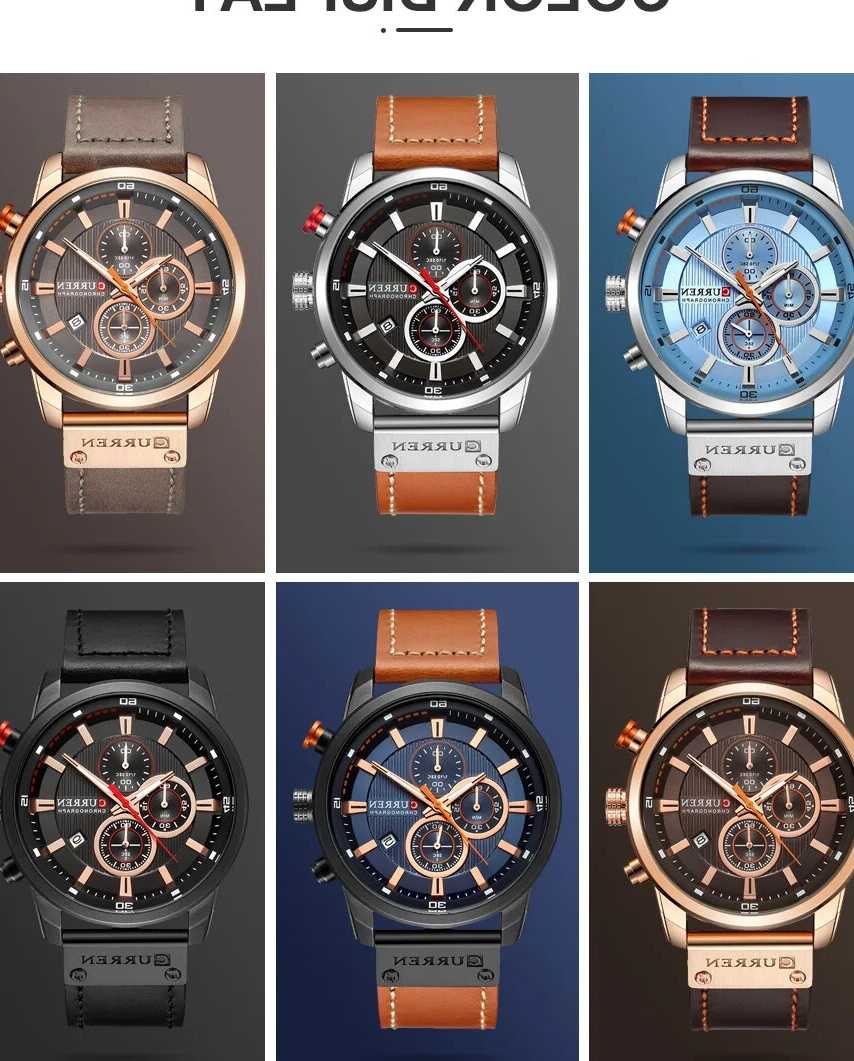 Tanie CURREN moda data Quartz mężczyźni zegarki Top marka luksusow… sklep internetowy
