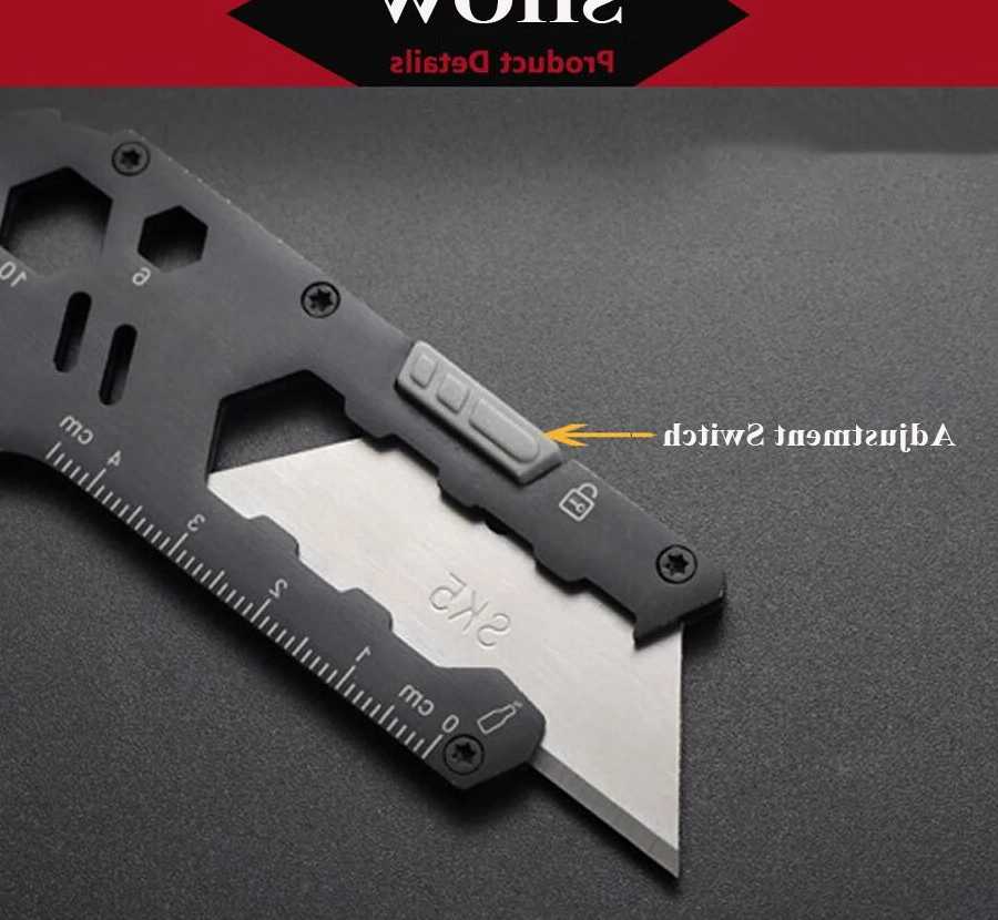 Mini CNC nóż kieszonkowy ze stali nierdzewnej Multitool z 10…