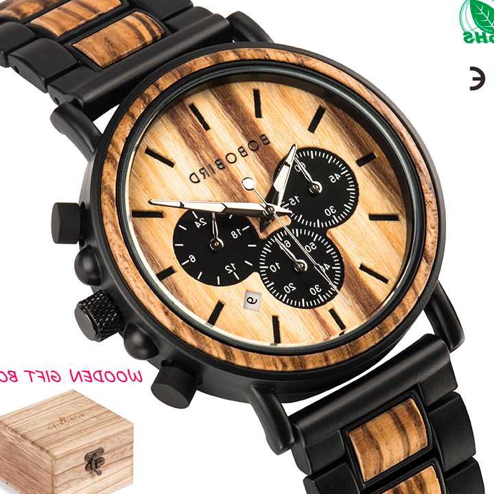Tanie BOBO BIRD-drewniany zegarek dla mężczyzn, luksusowy, stylowy…