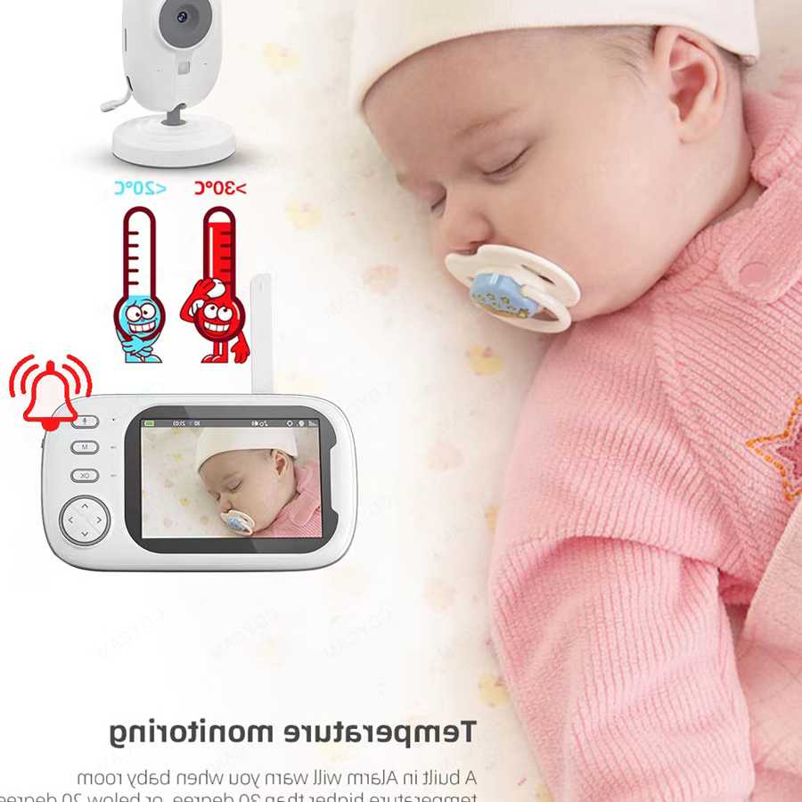 Tanio 3.5 Cal LCD Niania Elektroniczna Baby Monitor z Kamerą 720P… sklep
