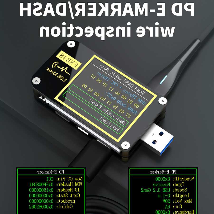 Tanie Elektryczny tester napięcia USB FNB48 - monitor woltomierza,… sklep internetowy