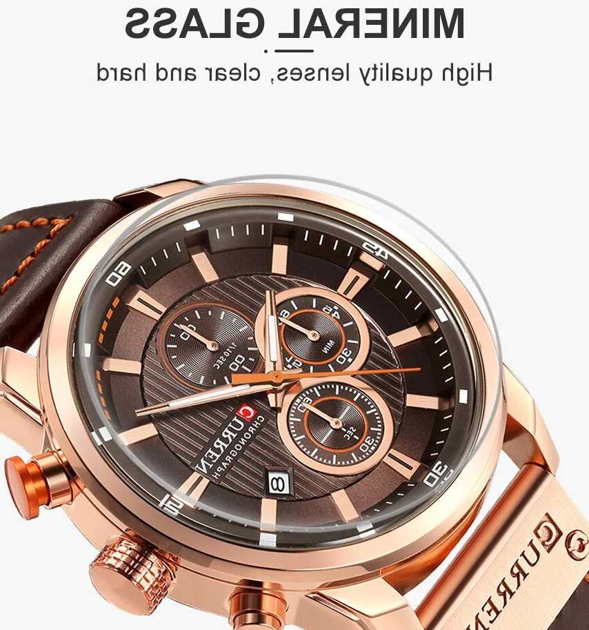 Tanie CURREN moda data Quartz mężczyźni zegarki Top marka luksusow… sklep internetowy