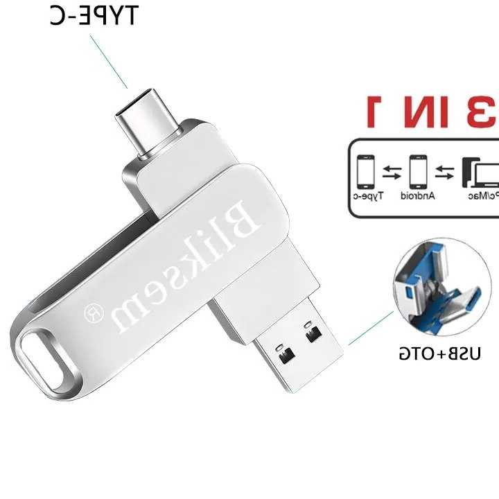 Tanie Pendrive 64GB OTG typ C Flash USB 2.0 pamięć zewnętrzna…