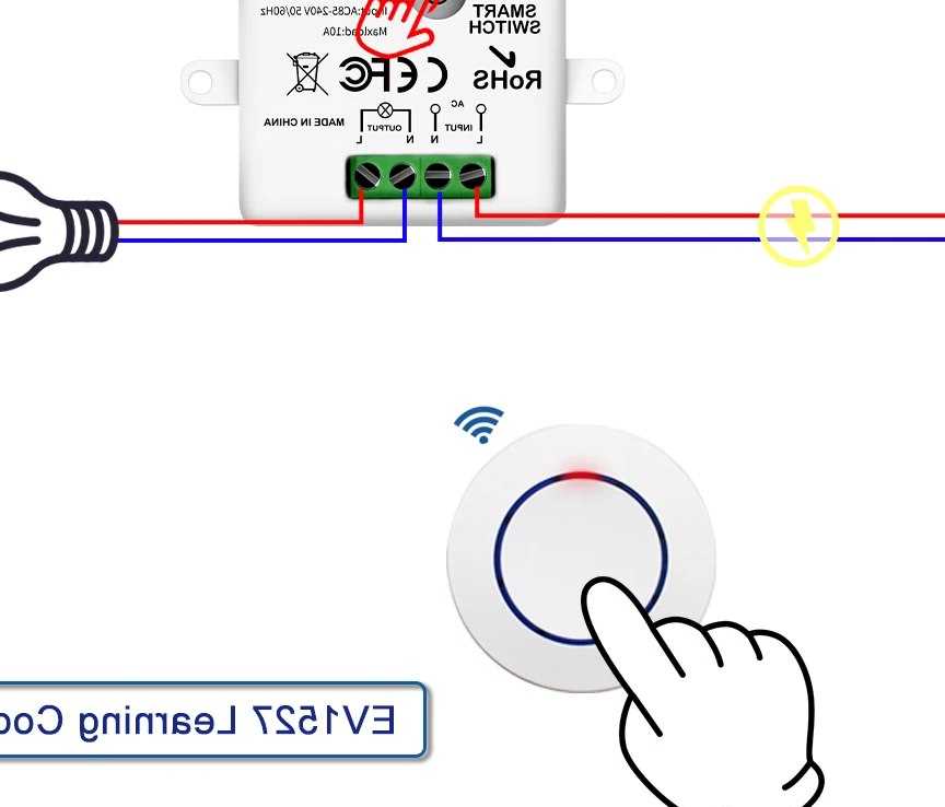 Opinie Bezprzewodowa minilampka RF 433Mhz z okrągłym przełącznikiem… sklep online