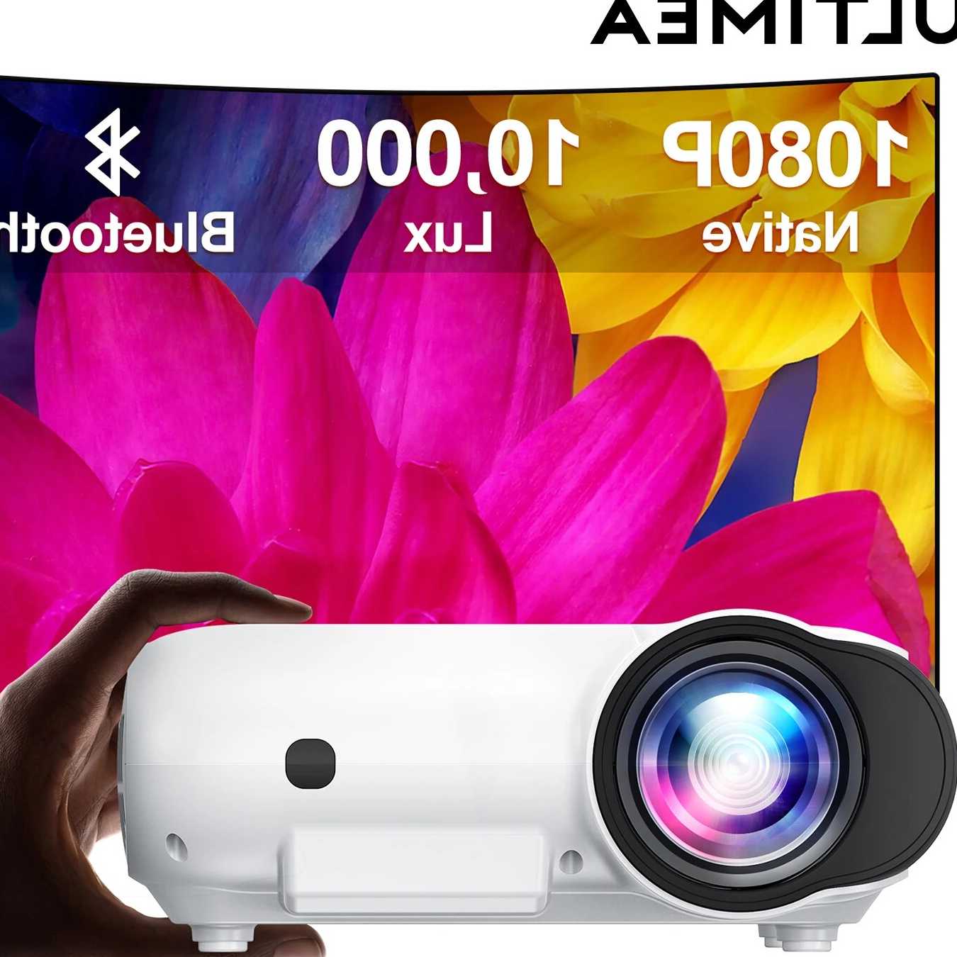 Tanie ULTIMEA przenośny projektor Mini Smart Real 1080P Full HD pr…