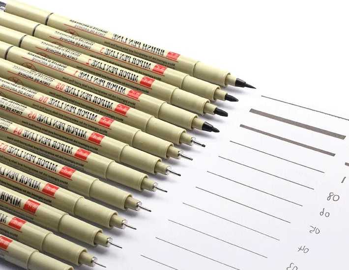 Opinie Długopis mikronowy z wkładką pigmentową do rysunków Manga i … sklep online