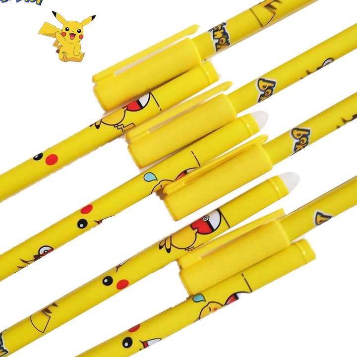 Tanie 12 sztuk Pokemon Pikachu zmazywalny długopis 0.5mm końcówka …