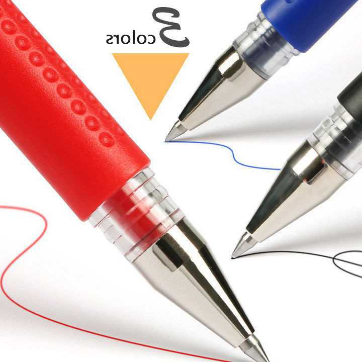 Zestaw 23 długopisów żelowych z farbą w kolorach: czarnym, n…