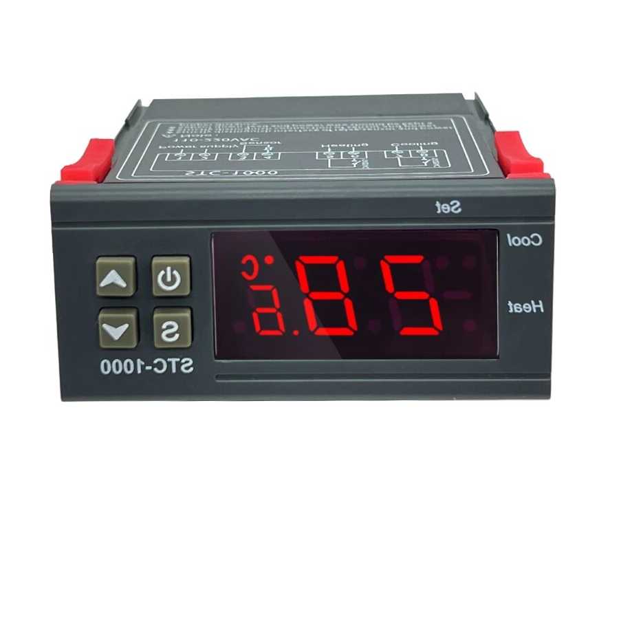 Tanie Cyfrowy termostat STC-1000 do inkubatora - regulator tempera…