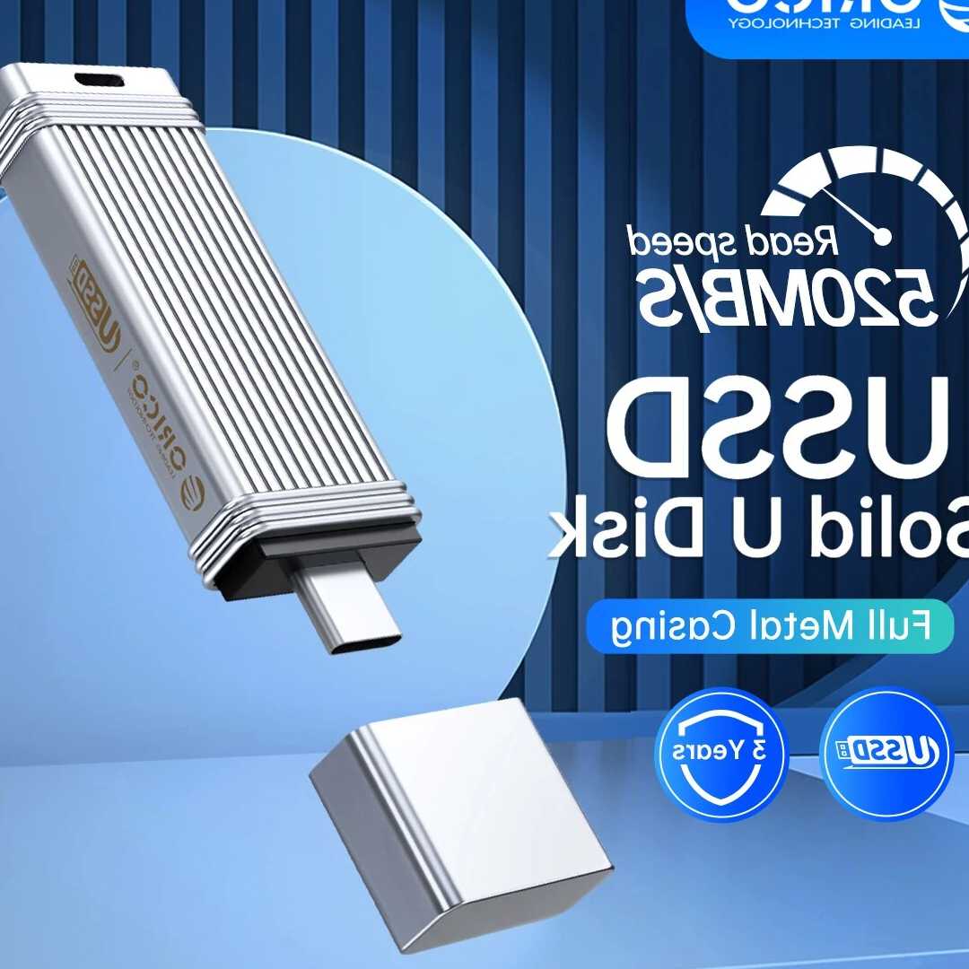 Tanie ORICO USSD pamięć USB 128GB 512GB 1TB type-c USB 3.2 pendriv…