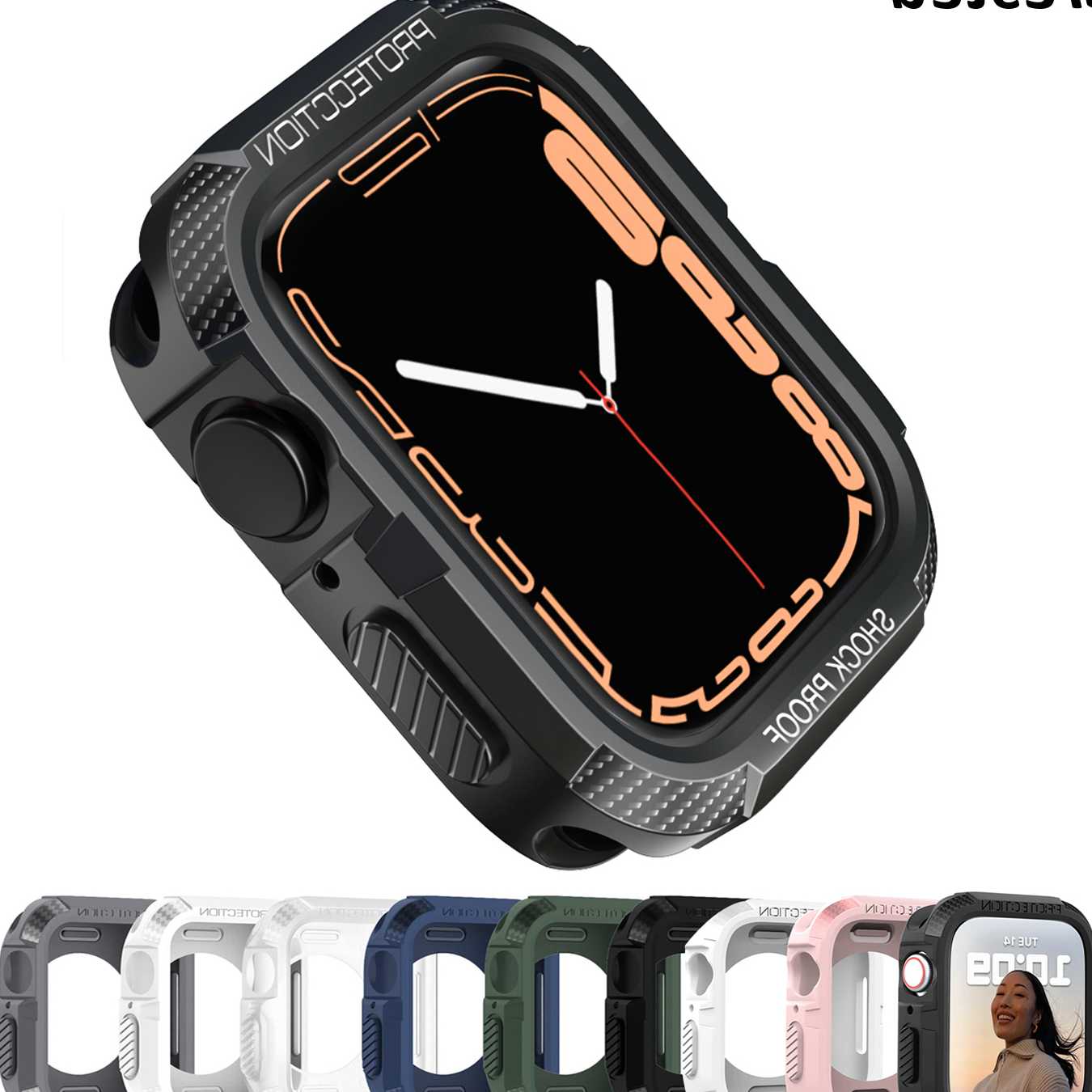 Tanie Obudowa TPU na ekran dla Apple Watch 44mm/40mm/45mm/41mm - W… sklep