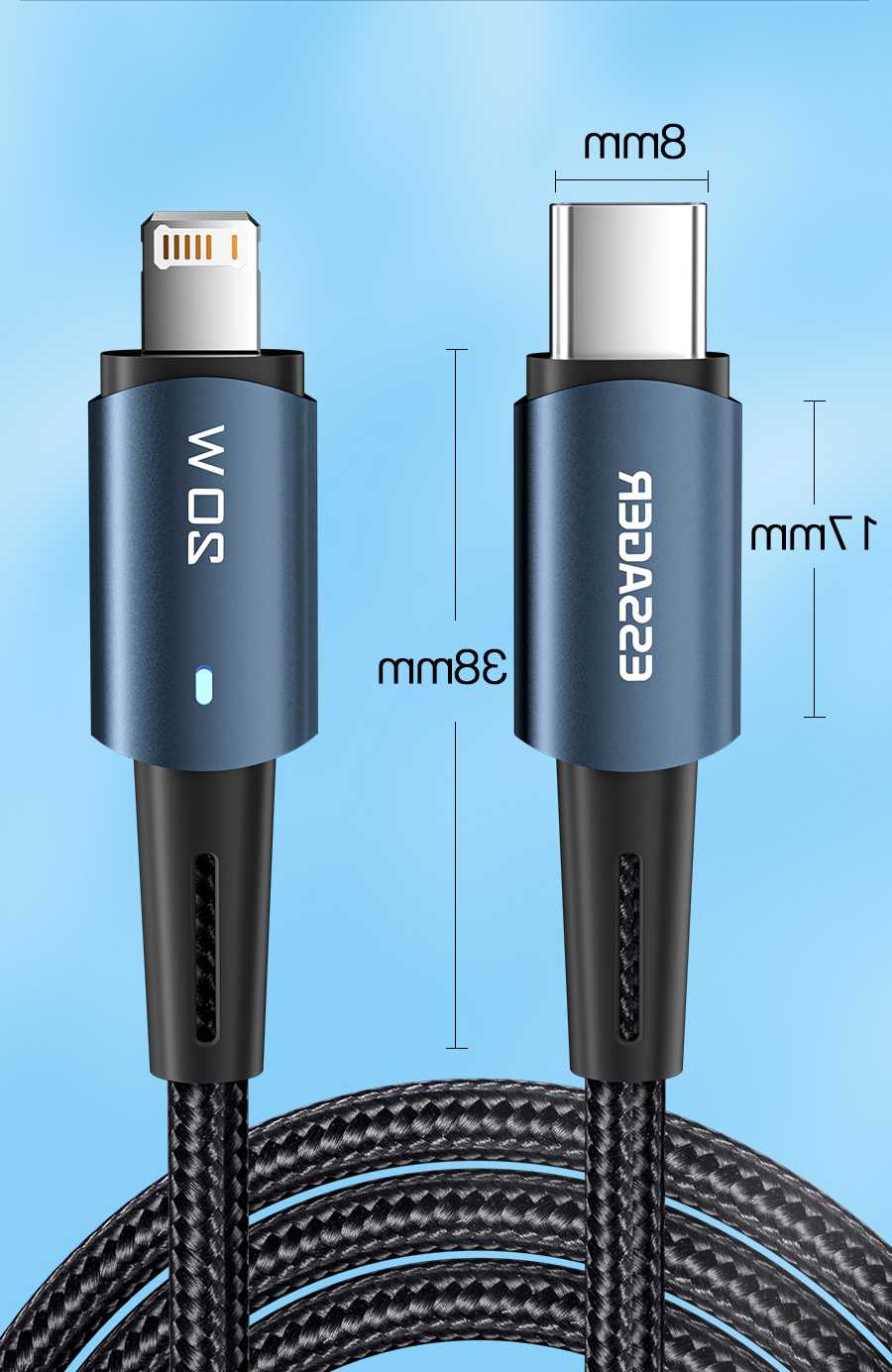 Opinie Essager Kabel USB-C do iPhone 11 12 13 Pro Max XS 20W - Szyb… sklep online
