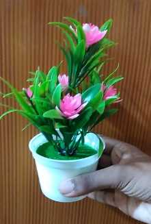 Opinie 1 sztuka wielobarwne sztuczne rośliny doniczkowe z 5 mały lo… sklep online