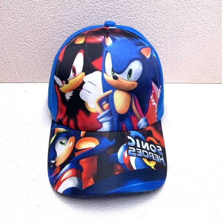 Tanio Dziecięca czapka z daszkiem 3D Print anime Sonic Boy Girls c… sklep