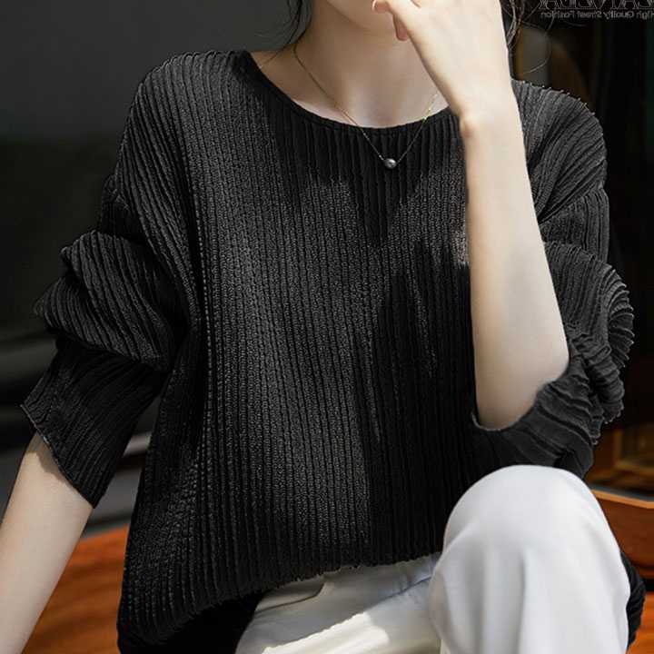 Koreański mody z długim rękawem jesienna bluzka ZANZEA kobie…