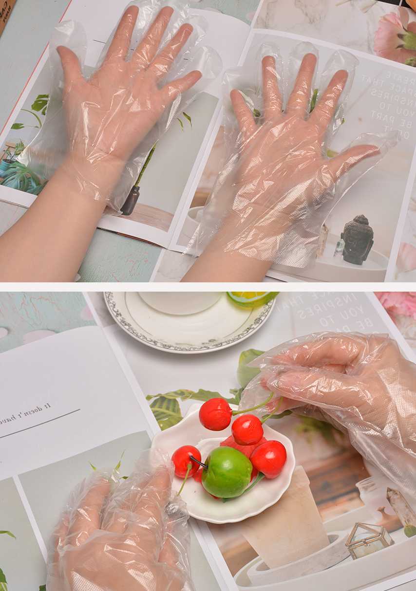Opinie Rękawiczki jednorazowe do sałatek - 100 szt. Food Grade, bez… sklep online