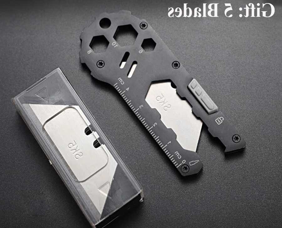 Mini CNC nóż kieszonkowy ze stali nierdzewnej Multitool z 10…
