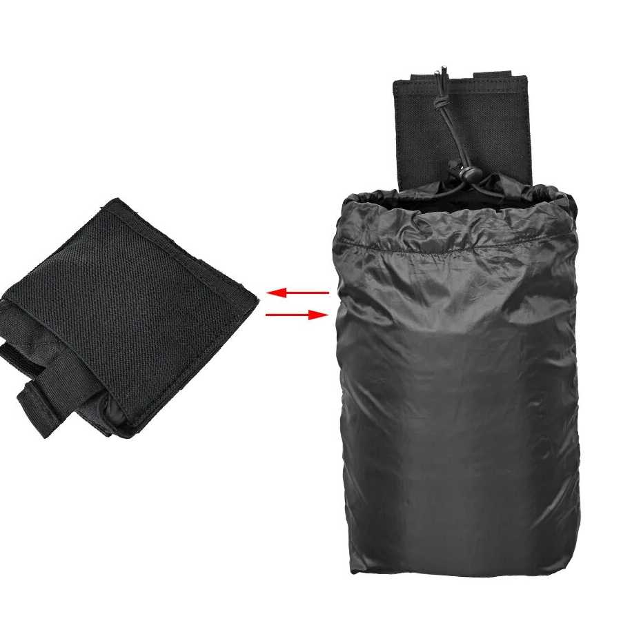 Ultralekka składana torba z opuszczanym pokrowcem kompaktowa…