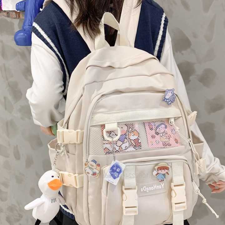 Tanie Nowe mody o dużej pojemności dziewczyna plecak dla studentów…