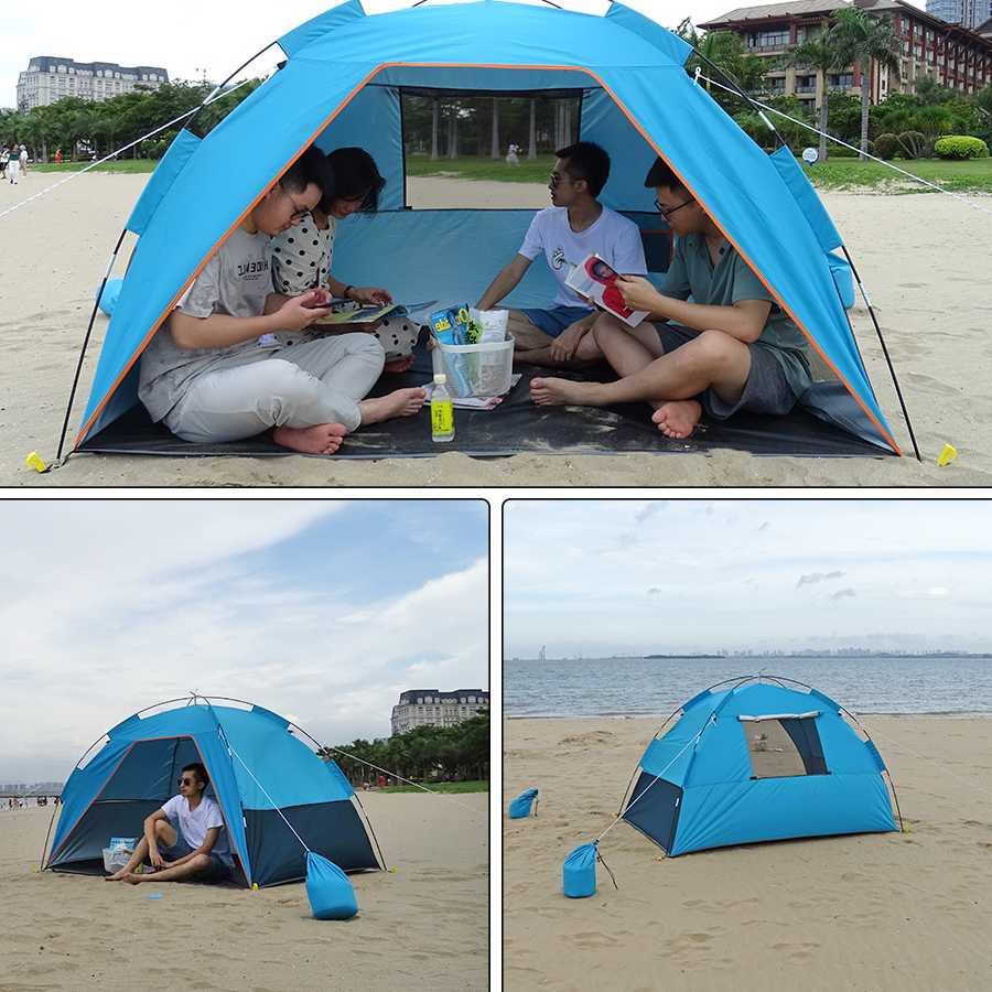Tanie Rodzinny namiot plażowy z anty-UV - idealne schronienie prze…