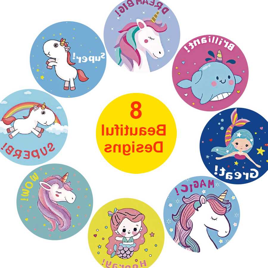 Tanio 100-500pcs Animal Unicorn Sticker kids naklejka używana jako… sklep