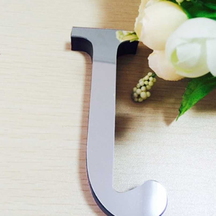 Tanio Dekoracyjne 3D lustro ścienne - naklejki z litery dla ślubu,… sklep