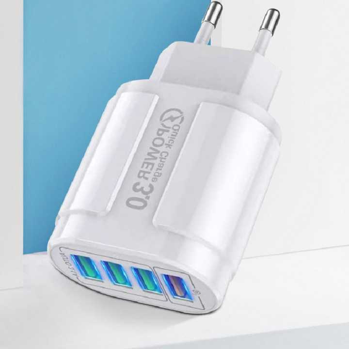 Tanie Szybka ładowarka USB 4 porty QC 3.0 48W do iPhone Samsung Xi… sklep internetowy