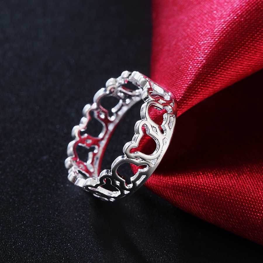 Tanio 925 srebro proste Mickey Ring dla kobiet moda ślub przyjęcie… sklep