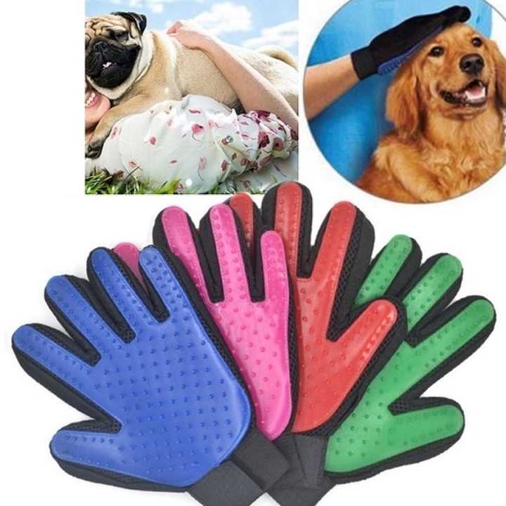 Tanie Rękawiczki do pielęgnacji zwierząt - Deshedding Hair Glove…