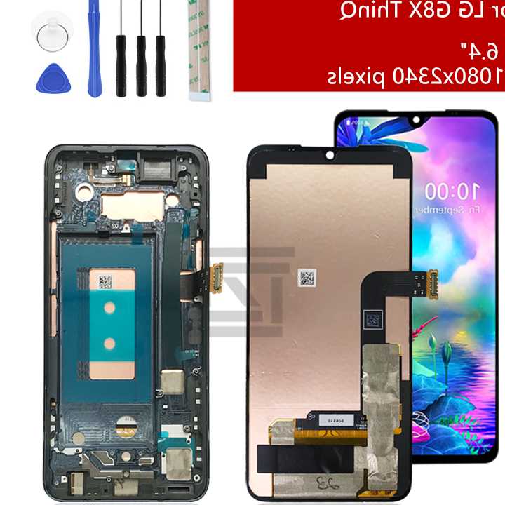 Tanie Wyświetlacz LCD z digitizerem + ramka do LG G8X ThinQ 6.4…