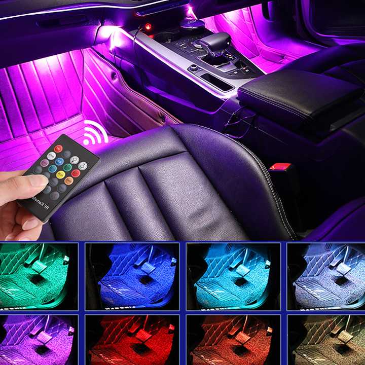 Tanie Oświetlenie LED do samochodu - bezprzewodowa listwa USB z pi…