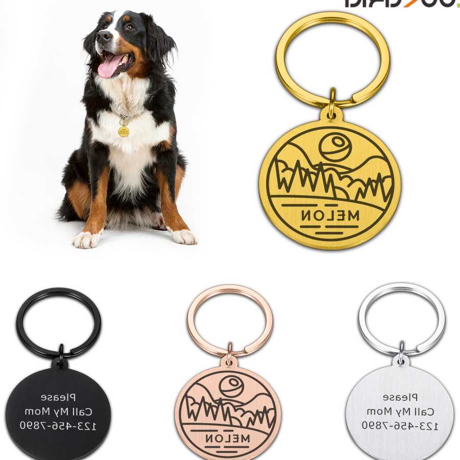 Tanie Spersonalizowane Dog Plate grawerowane Pet Badge Anti-lost M…