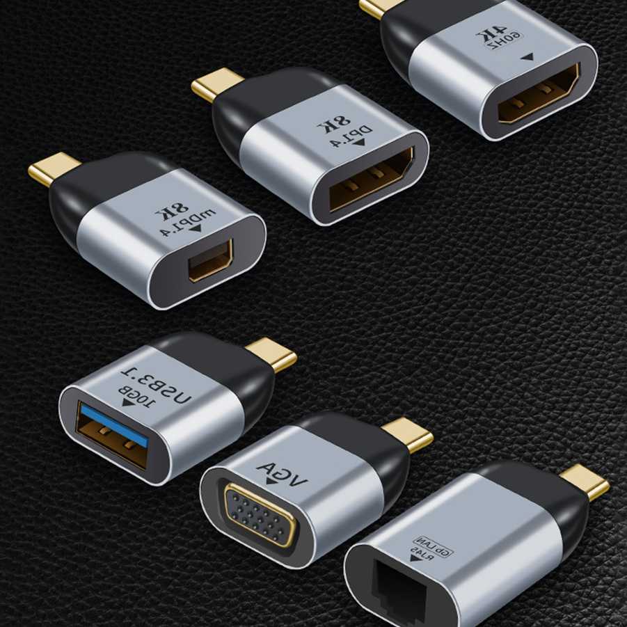 Przejściówka USB C do USB 3.1 z HDMI/DP/VGA/Mini DP/RJ45 - A…