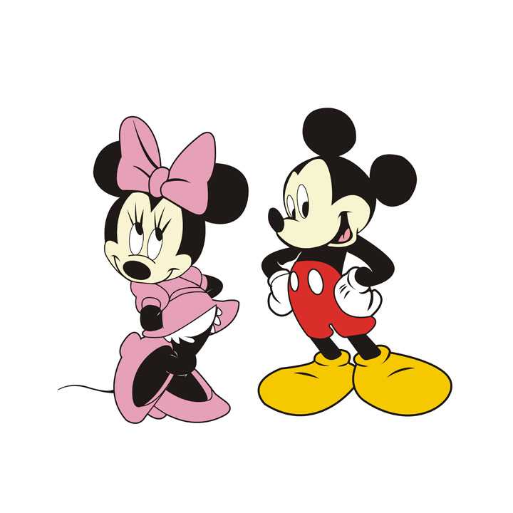 Tanie Naklejki samochodowe Disney Mickey Minnie Kawaii - odblaskow… sklep internetowy