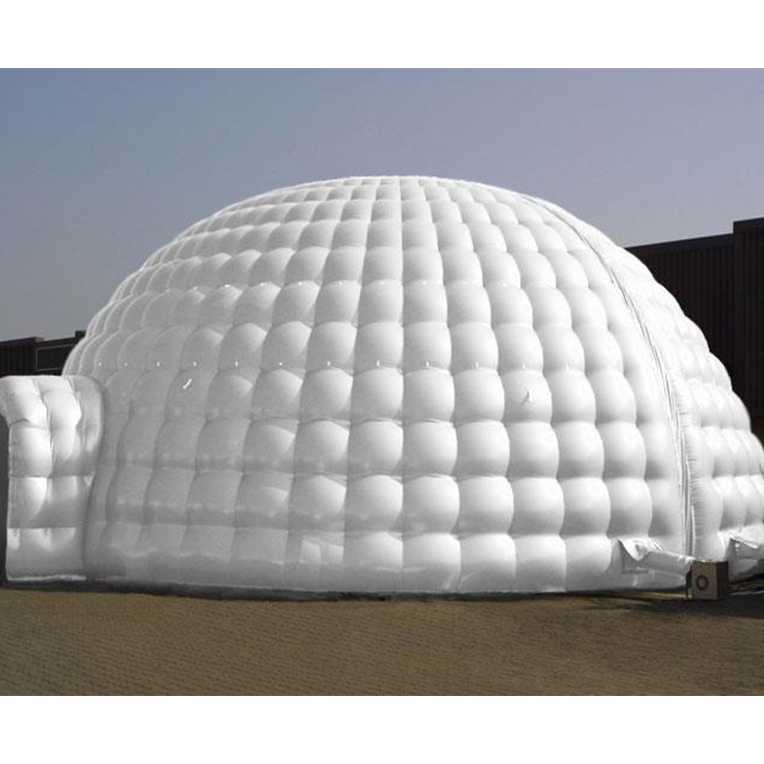 Opinie FUNWORLD biała nadmuchiwana kopuła namiot powietrzny z oświe… sklep online