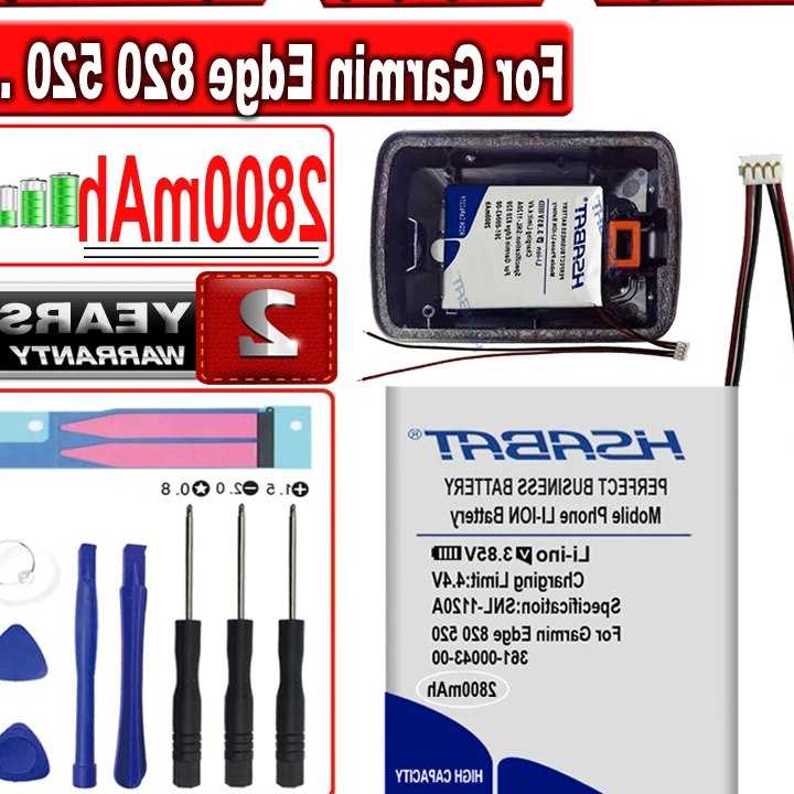 Tanie Bateria GPS HSABAT 2800mAh dla Garmin Edge 820/520/200/205/5…