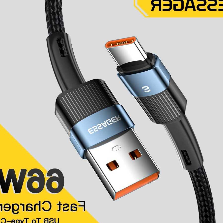 Tanie Essager 6A USB-C - kabel szybkiego ładowania dla Huawei P40 … sklep
