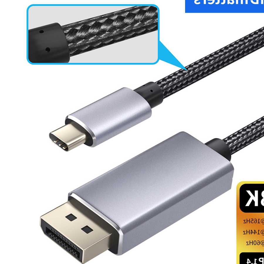 Tanie Kabel Thunderbolt 3 USB C do Displayport 1.4 8K 4K 144Hz 2K … sklep