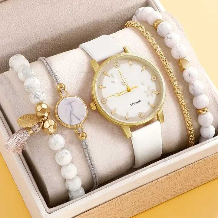 Tanie Luksusowa bransoletka zegarkowa dla kobiet - skórzany zegare…