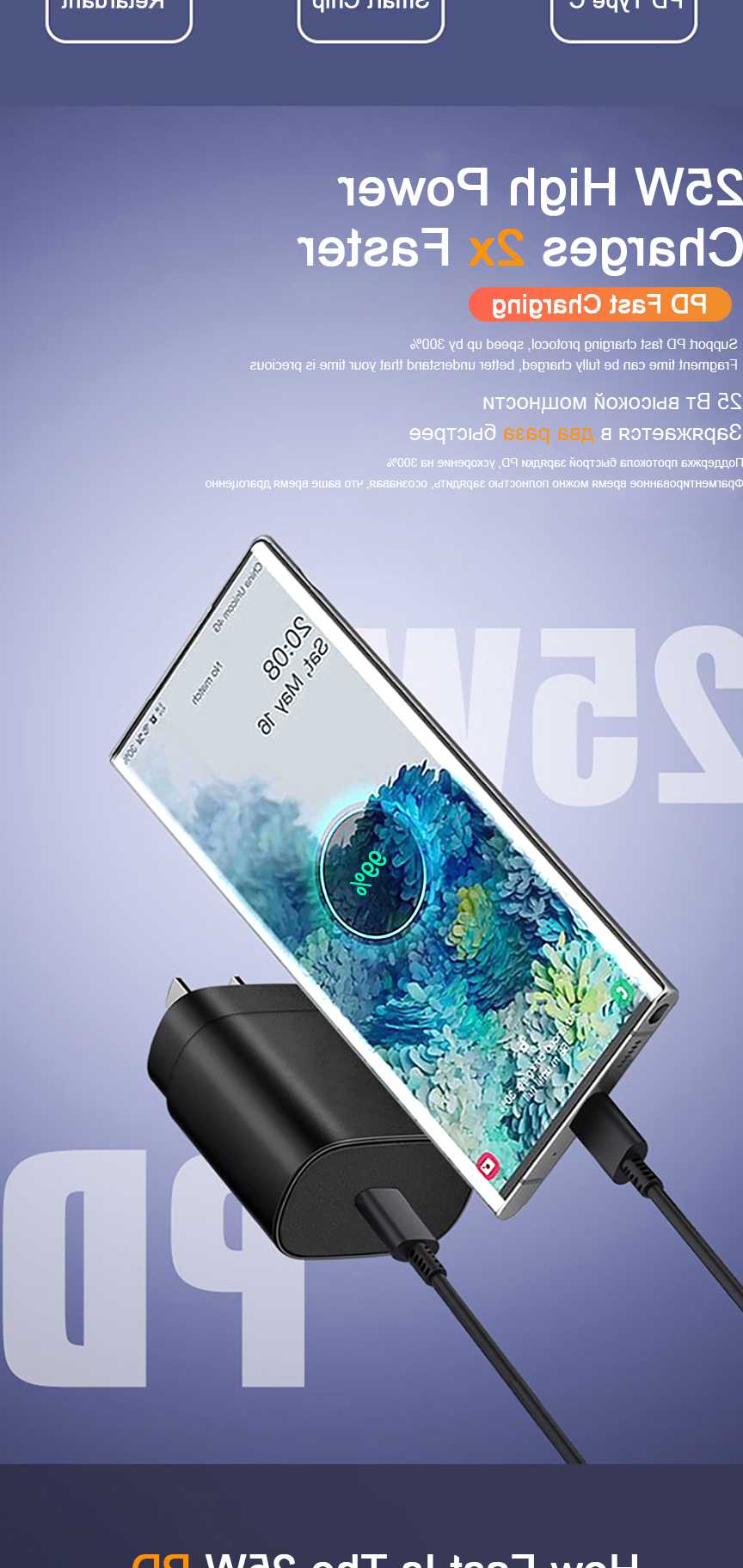 Samsung 25W ładowarka USB-C + szybki kabel do Galaxy S22 S23…